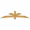 Ekena Millwork Davenport Rough Sawn Timber Gable Bracket, Western Red Cedar, 96"W x 24"H x 4"D x 6"F, 6/12 Pitch GBW096X24X0406DAV00RWR - alternate 1